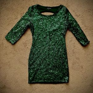 EXPRESS Sequined Cocktail Dress